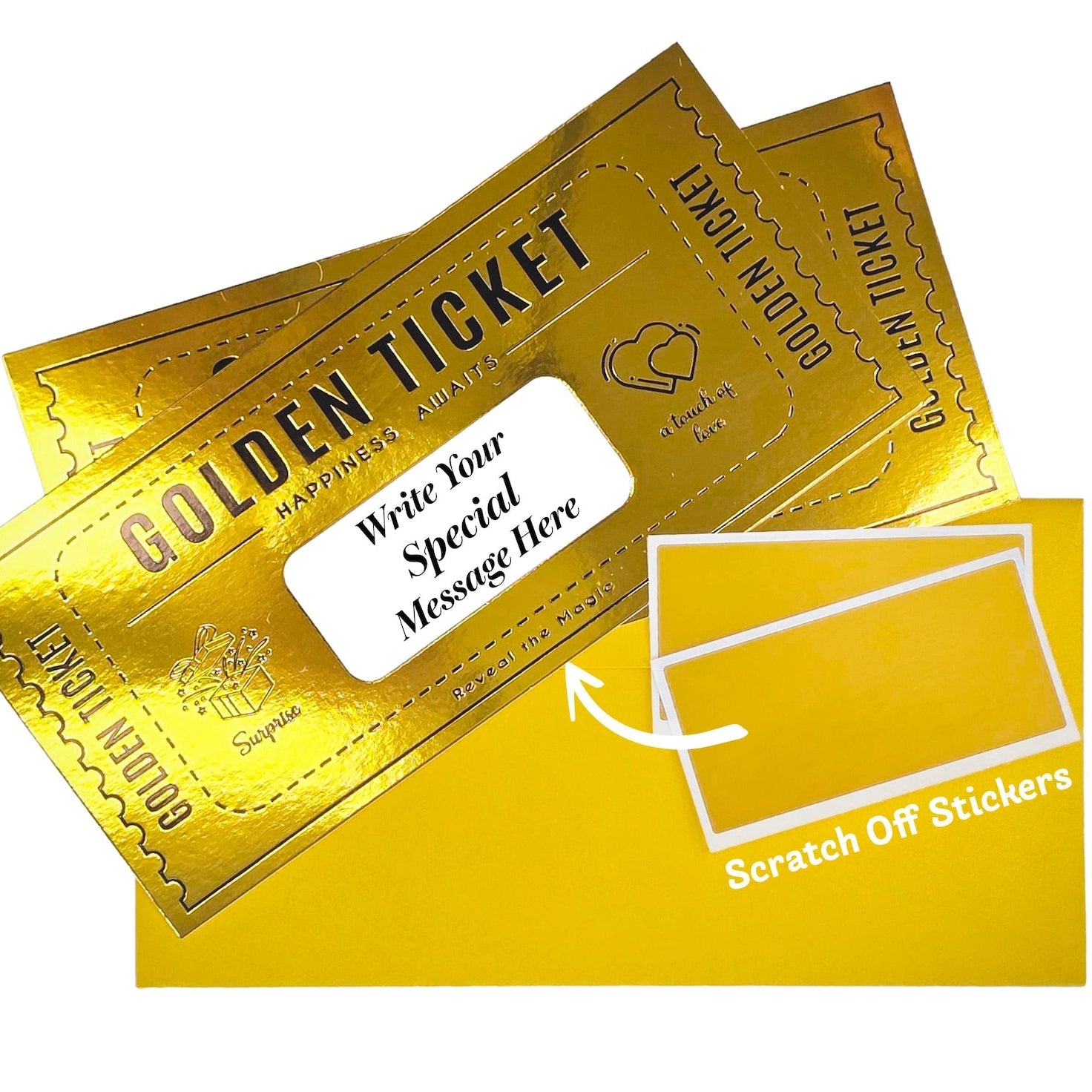 Gift Golden Ticket Small - Scratch to Reveal